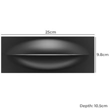 Eyelid Recessed 13W LED Outdoor Wall Light